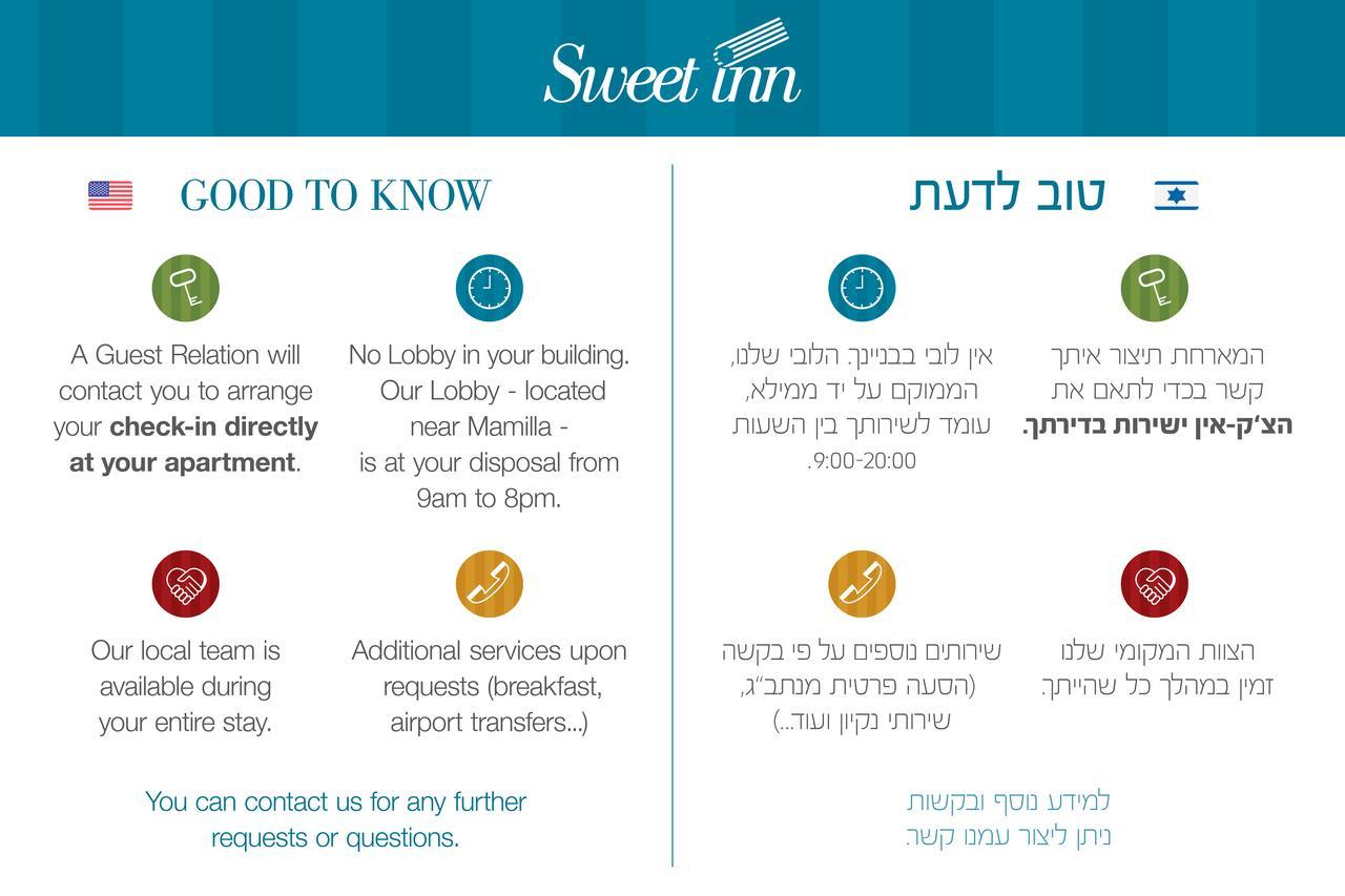 Sweet Inn - Heletz Street Kudüs Dış mekan fotoğraf